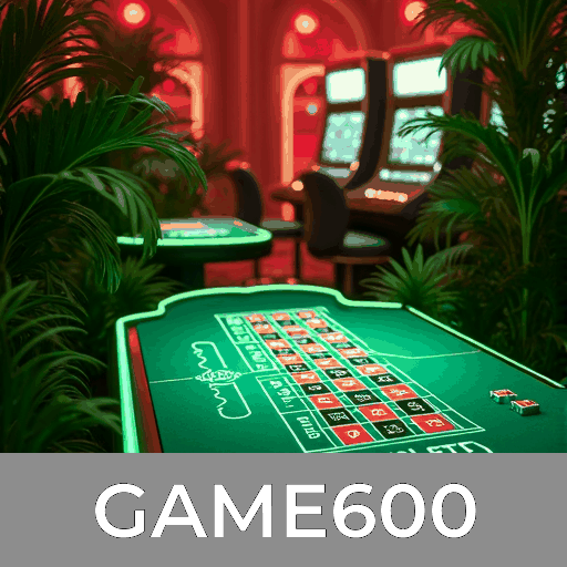 GAME600: Slots Gigantes, Mesa Estratégica e Dealer Ao Vivo
